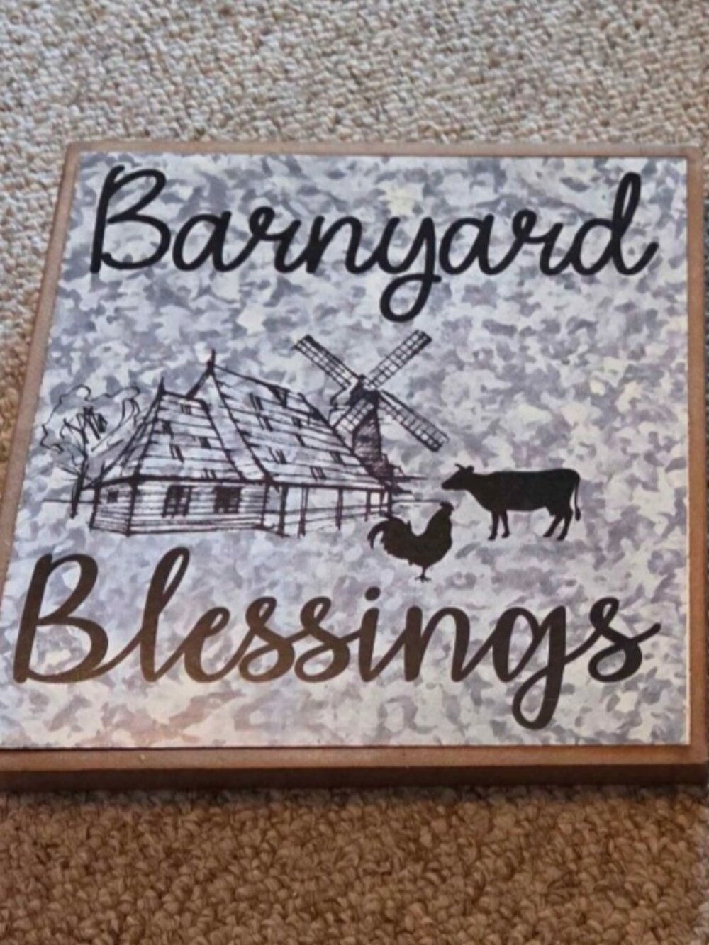 Barnyard Blessings Yard Sign